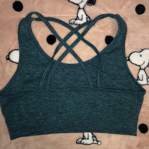 Alphalete Revival Dress Blue Sportsbra M - Picture 2 of 2